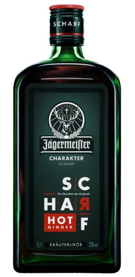 Йегермайстер Шарф Джинджифил 0,7л 33% / Jägermeister Scharf Ginger 0,7l 33%