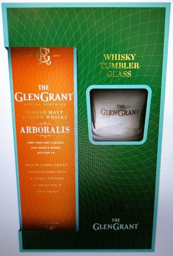 Глен Грант Арборалис + чаша 0,7л 40% / Glen Grant Arboralis + glass 0,7L 40%