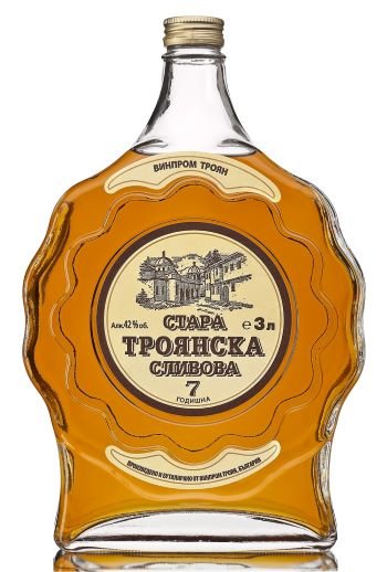Троянска Стара сливова ракия 7 годишна 3,0Л 42% / Troyanska Stara slivova rakia 3,0 42%