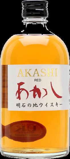 Уиски Акаши Ред Блендед 0,5л 40% / Akashi Red Blended whisky 0,5l 40%