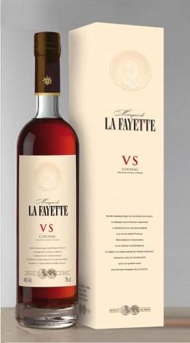 Коняк Маркиз дьо Ла Файет V.S. 0,7Л 40% / Cognac Marquis de La Fayette V.S. 0,7L 40%