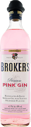 Броукърс Пинк Джин 0,7Л 40% / Broker's Pink Gin 0,7l 40%