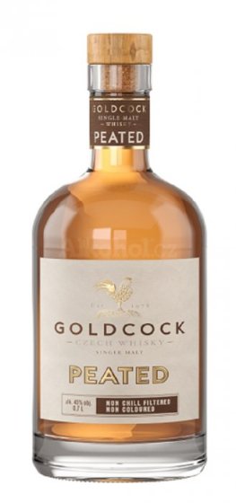 Голд Кок Уиски Пийтид 0,7Л 45% / Gold Cock Peated 0,7l 45%